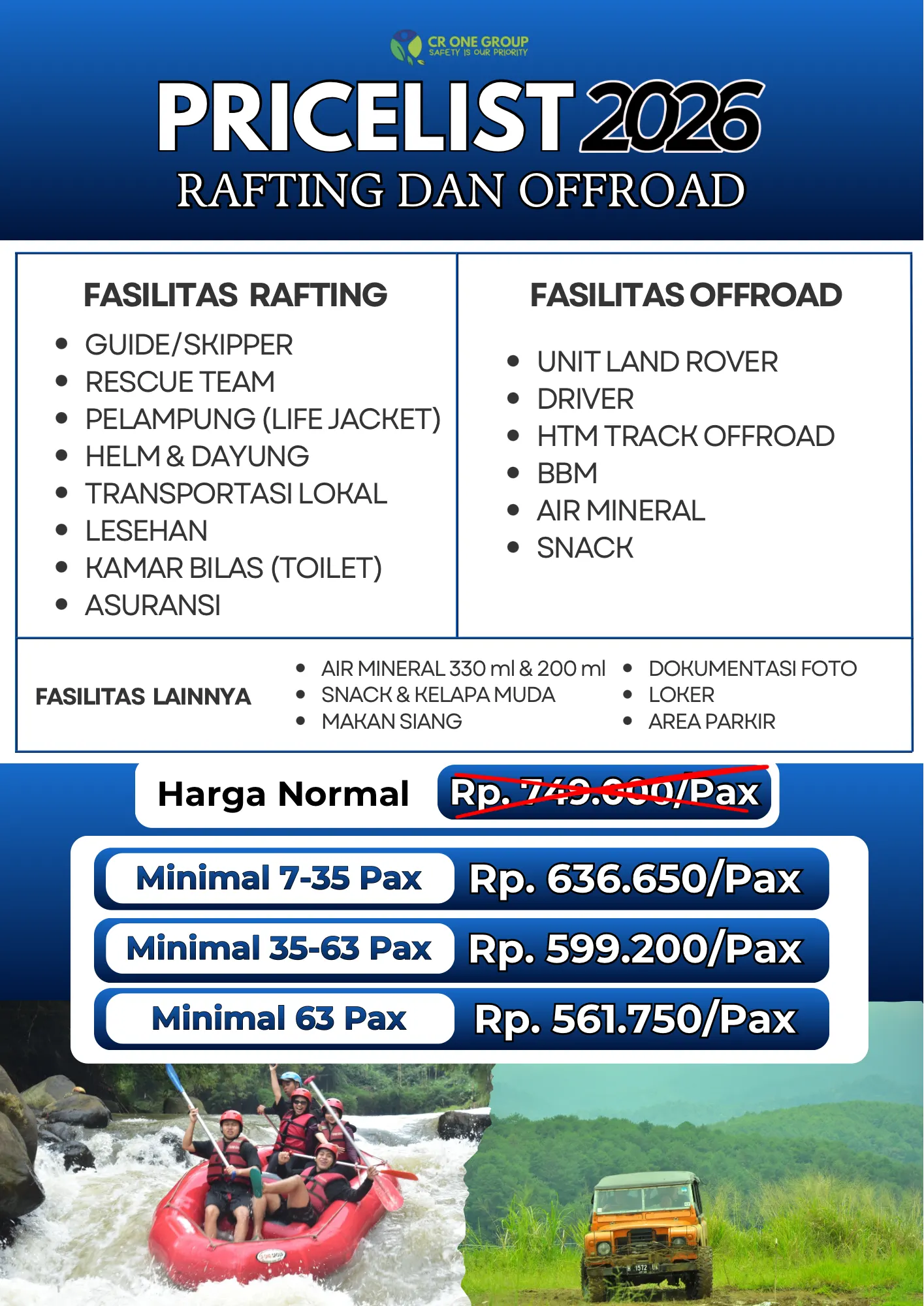 2 Kegiatan Rafting Dan Offroad